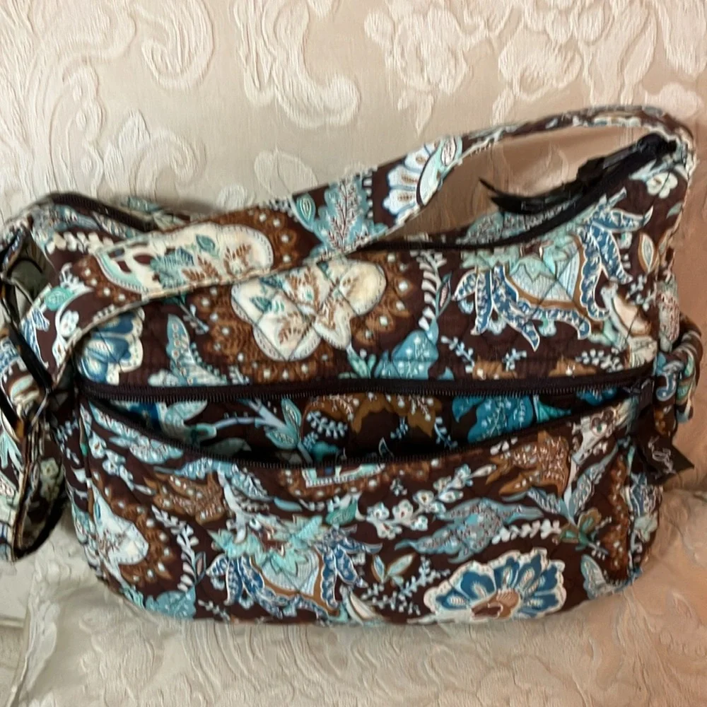 Vera Bradley fabric paisley floral purse - Picture 2 of 15